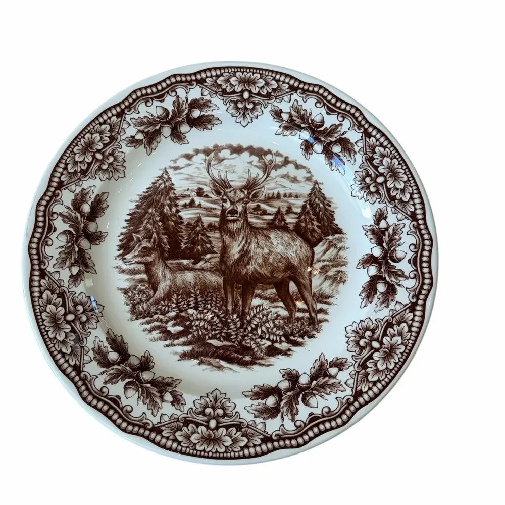 Royal Stafford Homeland STAG Porcelain Dinner Plates 11